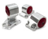 Innovative 92-95 Civic B/D Series Black Aluminum Mounts Solid Bushings (Auto to Manual Hydro 2 Bolt) - B49550-SOLID-BA User 1