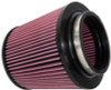 K&N Universal Clamp-On Air Filter 5in Flange ID x 8in Base OD x 6.625in Top OD x 8.625in Height - RU-5294 Photo - lifestyle view