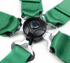 NRG 5PT 3in. Seat Belt Harness / Cam Lock - Green - SBH-B6PCGN Photo - Close Up