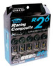 Project Kics 12X1.50 Black R26 Lug Nuts - 16+4 - 32876 Photo - Primary