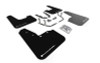 Rally Armor 18-22 Ford Fiesta ST MK8 Black UR Mud Flap w/ White Logo - MF60-UR-BLK/WH Photo - Primary