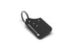 Rally Armor Mini UR Mud Flap Keychain - Black w/ White Logo - RAKEYCHAIN User 1