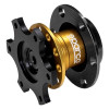 Sparco 6-Bolt Steering Wheel Quick Release - Gold - 015R98R Photo - Primary
