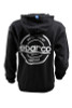 Sparco Swtshrt Hooded S-Seal Blk Med - SP03300NR2M Photo - Primary