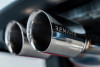 Remark 2017 Civic Si 4 Door Sedan Cat Back Exhaust w/Stainless Double Wall Tip (Not Resonated) - RK-C1076H-02