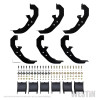 Westin 19-21 Chevrolet Silverado Crew Cab PRO TRAXX 6 Oval Nerf Step Bars - Black - 21-64135 Photo - Unmounted