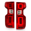 Anzo 19-21 Chevy Silverado Full LED Tailights Chrome Housing Red/Clear Lens G2 (w/C Light Bars) - 311416 User 6