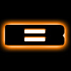 ORACLE Lighting Universal Illuminated LED Letter Badges - Matte Black Surface Finish - B - 3141-B-005 Photo - Primary