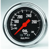 Autometer Traditional Chrome 2-1/16in 140-280 Deg F Mechanical Oil Temp Gauge - 2441 Photo - Primary