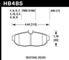 Hawk 05-14 Ford Mustang Rear ER-1 Brake Pad Set - HB485D.656 User 1
