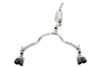 Corsa 21-22 Suburban / Yukon XL 6.2L 4WD Dual Rear 3in to 2.75in Sport Cat-Back DW 4in BLK Tips - 21130BLK Photo - Primary