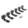 Go Rhino 19-22 Ram 1500 Crew Cab 4DR Mounting Brackets (V-Series V3/RB10 Slim/RB20 Slim) - Tex. Blk - 6943066 Photo - Primary