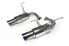 Invidia 13+ Scion FRS/BRZ Toyota GR86 2022+ 60mm N1 Ti-Tip Cat- Back Exhaust - HS12SSTGTT
