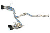 Invidia 2015+ Subaru WRX / STI Gemini/R400 Single Layer Quad Black Tip Cat-Back Exhaust - HS15STIGM4SB