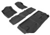 3D MAXpider 2007-2014 Chevrolet Suburban Kagu 1st & 2nd & 3rd Row Floormats - Black - L1CH04601509 Photo - Primary