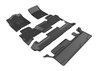 3D MAXpider 2015-2020 Chevrolet Tahoe Kagu 1st & 2nd & 3rd Row Floormats - Black - L1CH06201509 Photo - Primary