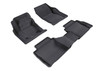 3D MAXpider 2013-2016 Ford Fusion Kagu 1st & 2nd Row Floormats - Black - L1FR06001509 Photo - Primary