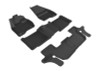 3D MAXpider 2015-2016 Ford Explorer Kagu 1st & 2nd & 3rd Row Floormats - Black - L1FR09101509 Photo - Primary