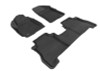 3D MAXpider 2010-2012 Hyundai Santa Fe Kagu 1st & 2nd Row Floormats - Black - L1HY04001509 Photo - Primary