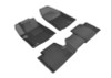 3D MAXpider 2014-2015 Jeep Cherokee Kagu 1st & 2nd Row Floormats - Black - L1JP01001509 Photo - Primary
