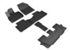 3D MAXpider 2020 Kia Telluride Kagu 1st & 2nd & 3rd Row Floormats - Black - L1KA05101509 Photo - Primary