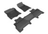 3D MAXpider 2011-2017 Lincoln Navigator Kagu 1st & 2nd Row Floormats - Black - L1LC00501509 Photo - Primary