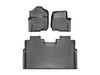 WeatherTech 15 Ford F-150 (Supercrew and Supercab Only) Front and Rear FloorLiners - Black - 44697-1-2IM