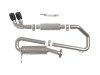 aFe 18-21 Suzuki Jimny Takeda 2-1/4in. 304 SS Cat-Back Exhaust w/ Blk Tip - 49-37020-B Photo - Unmounted