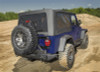 Rampage 04-06 Jeep Wrangler(TJ) Unlimited OEM Replacement Soft Upper Doors - Black Denim - 99635 Photo - Primary