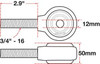 SPC Performance XAXIS Rod End Ball Joint - 15773 Photo - Unmounted