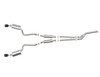 aFe POWER Takeda 16-17 Lexus IS200t L4-2.0L (t) 2.5in-3in 304 SS CB Exhaust w/ Black Tips - 49-36059-B