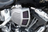 K&N Street Metal Intake System - Shaker Touring 2017 Silver Intake System-Harley Davidson - RK-3955S Photo - Mounted