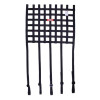 RaceQuip Ribbon Style Race Car Window Net w/1In Mounting Straps / SFI 27.1 Certified Blk 18 H X 18 W - 825003 User 1