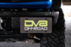 DV8 Offroad 21-22 Ford Bronco Factory Front Bumper License Relocation Bracket - Side - LPBR-02 Photo - lifestyle view