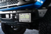 DV8 Offroad 21-22 Ford Bronco Factory Front Bumper License Relocation Bracket - Side - LPBR-02 Photo - lifestyle view