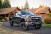 Lund 20-22 Chevrolet Silverado 2500HD/3500HD Bull Bar w/Light & Wiring - Black - 47121201 Photo - Mounted