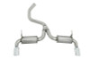 Gibson 14-21 Jeep Cherokee 3.2L 2.5in/2.25in Black Elite Cat-Back Dual Split Exhaust - Stainless - 617208B Photo - Primary