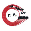 Moroso SBC Under Header 90 Plug Non-HEI Ultra Spark Plug Wire Set - Red - 52029 User 1