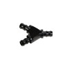 Fleece Performance 1/2in Black Anodized Aluminum Y Barbed Fitting (For -8 Pushlock Hose) - FPE-FIT-Y08-BLK User 1