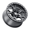 Weld Off-Road W901 17X10 Ledge Beadlock5 5X127 ET-25 BS4.50 Satin Black / Black Ring 71.5 - W90170075450 Photo - Primary