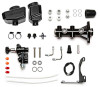 Wilwood Remote Tandem M/C Kit w/Brkt and Valve - 1.12in Bore Black - 261-16963-BK User 1
