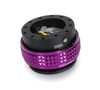 NRG Quick Release Kit - Pyramid Edition - Black Body / Purple Pyramid Ring - SRK-210BK-PP Photo - Primary