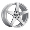 Forgestar CF5 20x9 / 5x114.3 BP / ET35 / 6.4in BS Gloss Silver Wheel - F11609065P35