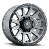 ICON Compression HD 18x9 8x6.5 12mm Offset 5.5in BS Titanium Wheel - 2018908055TT Photo - Primary