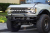 DV8 Offroad 21-22 Ford Bronco Factory Front Bumper Licence Relocation Bracket - Front - LPBR-01 User 2