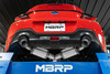 MBRP 13-22 Subaru BRZ 2.0L/ 2.4L 3in Dual Split Rear Cat Back w/Burnt End Tips- T304 - S48043BE Photo - Mounted