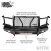 Westin 10-18 RAM 2500/3500 HDX Bandit Front Bumper - Black - 58-31175 Photo - Unmounted