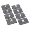 DEI Wire Markers 8pc Set Numbered 1-8 - Black - 10849 Photo - Primary