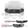 Go Rhino 13-18 Ram 1500 BR6 Front Bumper Replacement - Tex. Blk - 24131T Illustration Guide