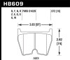 Hawk 08-14 Audi R8 4.2L Base Front ER-1 Brake Pads - HB609D.572 Photo - Primary